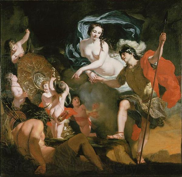 Gerard de Lairesse Venus schenkt wapens aan Aeneas Germany oil painting art